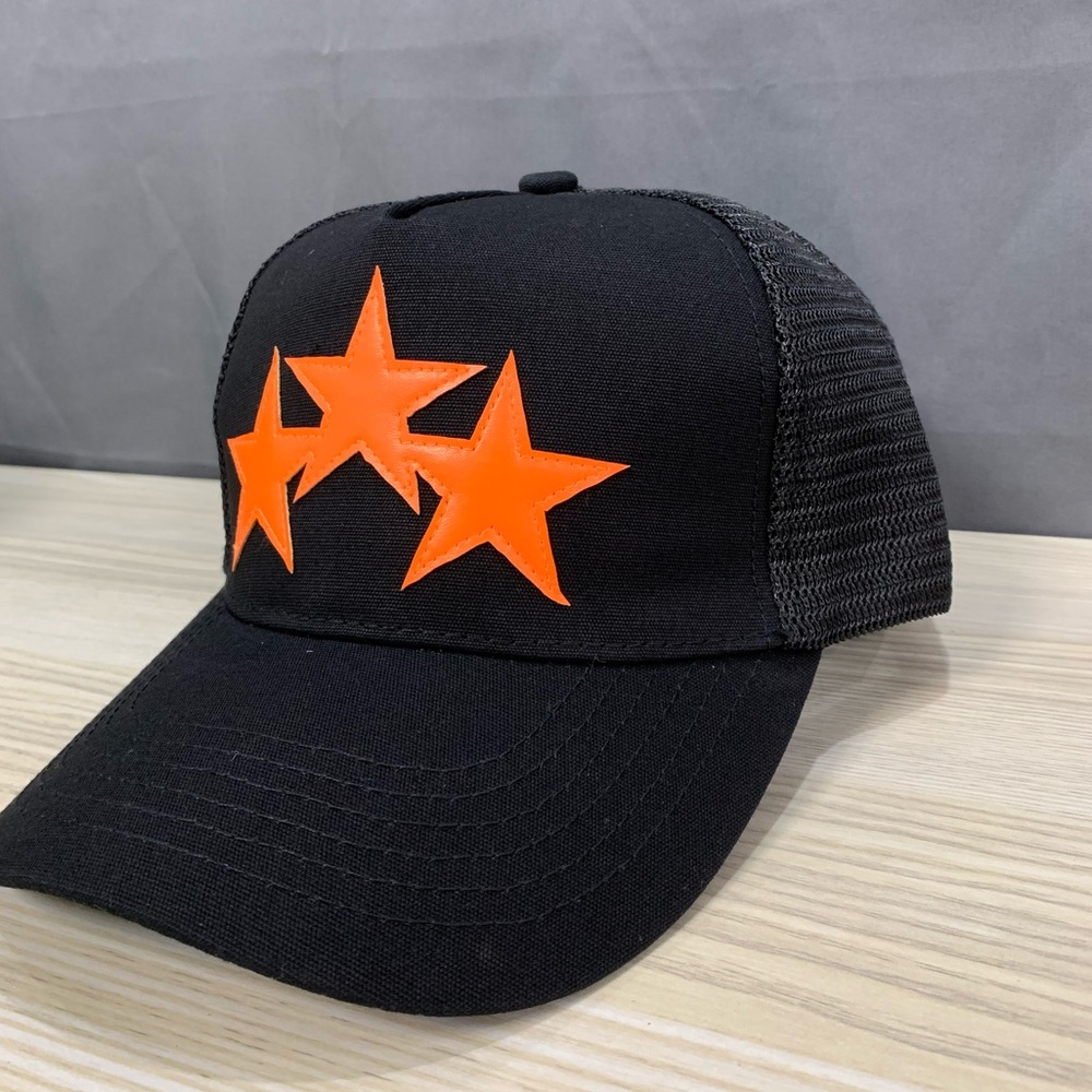 Amiri 3 star trucker hat men women fashion sports cap - Picture 2 of 5